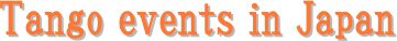 Tango events in Japan